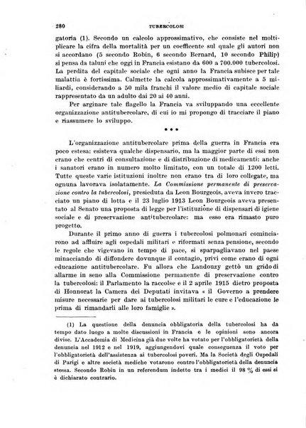 Tubercolosi giornale di studi e di lotta antitubercolare