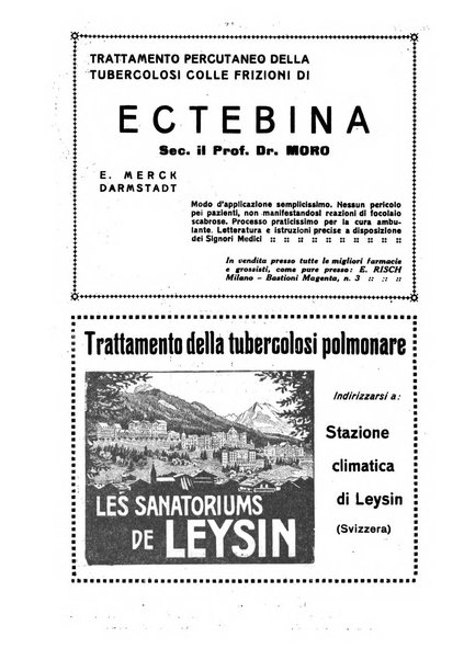 Tubercolosi giornale di studi e di lotta antitubercolare