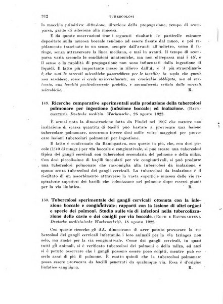 Tubercolosi giornale di studi e di lotta antitubercolare