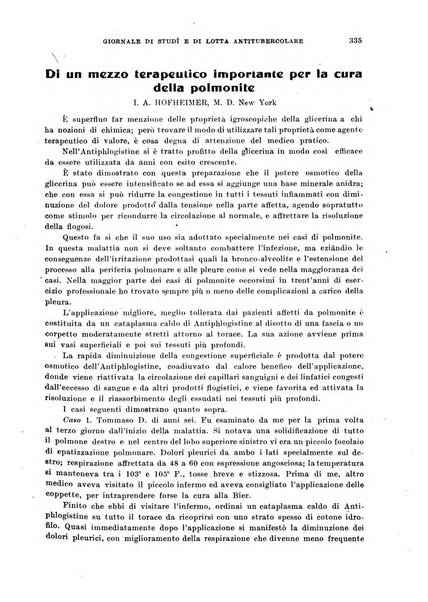 Tubercolosi giornale di studi e di lotta antitubercolare