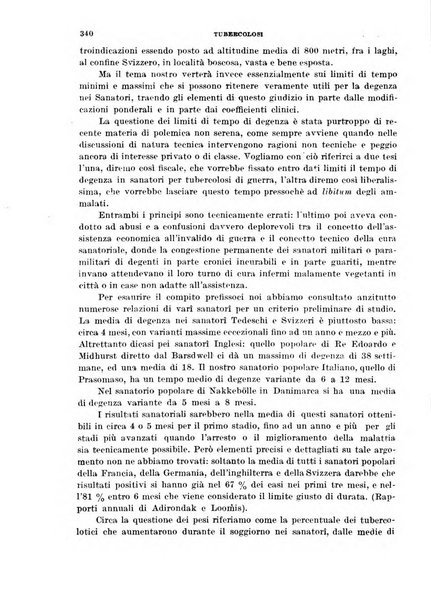 Tubercolosi giornale di studi e di lotta antitubercolare