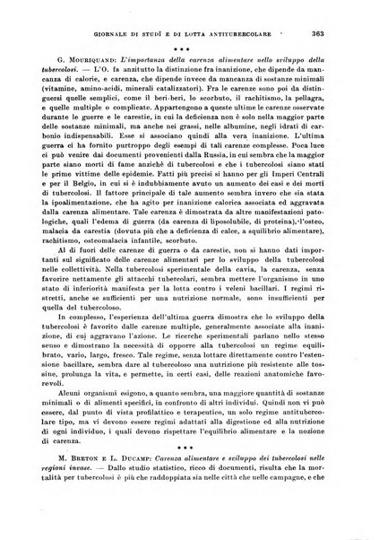 Tubercolosi giornale di studi e di lotta antitubercolare