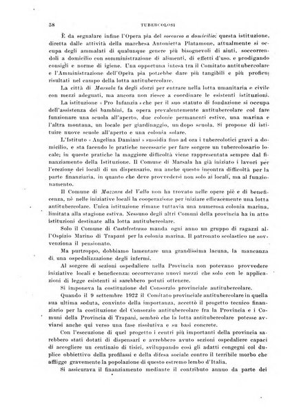 Tubercolosi giornale di studi e di lotta antitubercolare