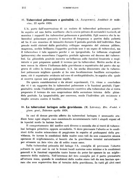 Tubercolosi giornale di studi e di lotta antitubercolare