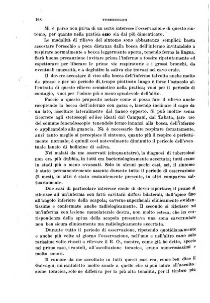 Tubercolosi giornale di studi e di lotta antitubercolare