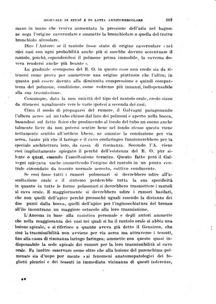 Tubercolosi giornale di studi e di lotta antitubercolare