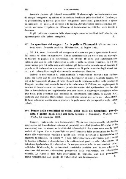 Tubercolosi giornale di studi e di lotta antitubercolare