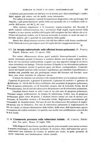 Tubercolosi giornale di studi e di lotta antitubercolare