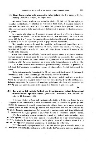 Tubercolosi giornale di studi e di lotta antitubercolare