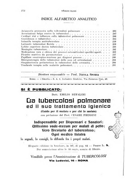 Tubercolosi giornale di studi e di lotta antitubercolare