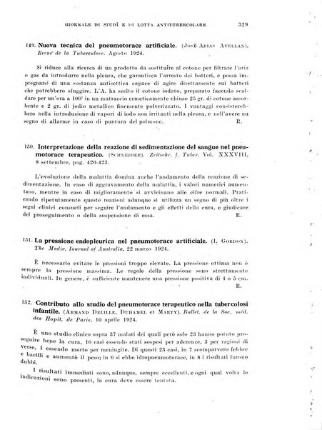 Tubercolosi giornale di studi e di lotta antitubercolare