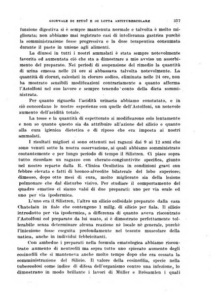 Tubercolosi giornale di studi e di lotta antitubercolare