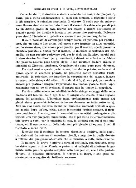 Tubercolosi giornale di studi e di lotta antitubercolare