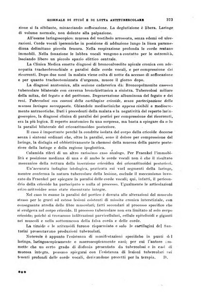 Tubercolosi giornale di studi e di lotta antitubercolare