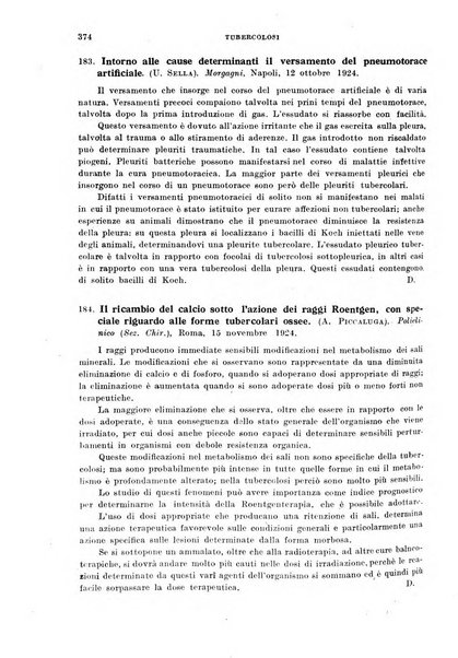 Tubercolosi giornale di studi e di lotta antitubercolare