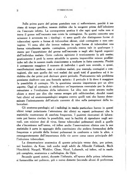 Tubercolosi giornale di studi e di lotta antitubercolare