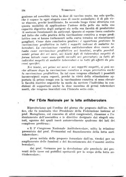 Tubercolosi giornale di studi e di lotta antitubercolare