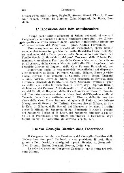 Tubercolosi giornale di studi e di lotta antitubercolare