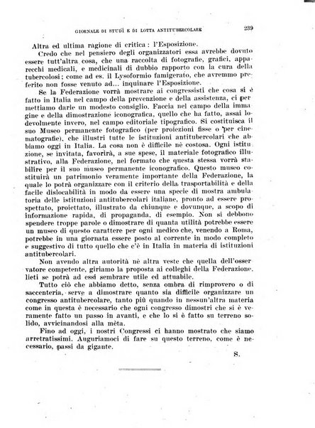 Tubercolosi giornale di studi e di lotta antitubercolare