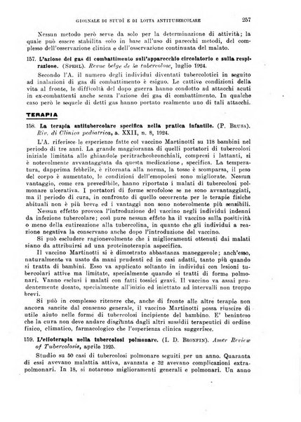 Tubercolosi giornale di studi e di lotta antitubercolare