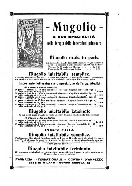 Tubercolosi giornale di studi e di lotta antitubercolare