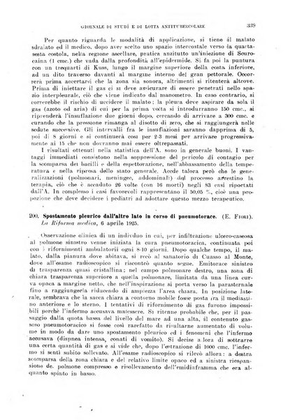 Tubercolosi giornale di studi e di lotta antitubercolare