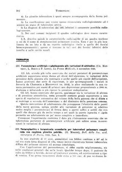 Tubercolosi giornale di studi e di lotta antitubercolare