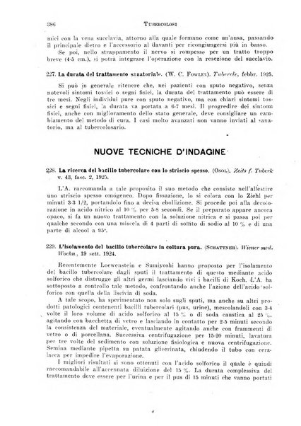 Tubercolosi giornale di studi e di lotta antitubercolare