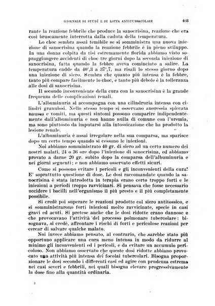 Tubercolosi giornale di studi e di lotta antitubercolare