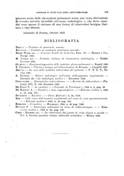 Tubercolosi giornale di studi e di lotta antitubercolare