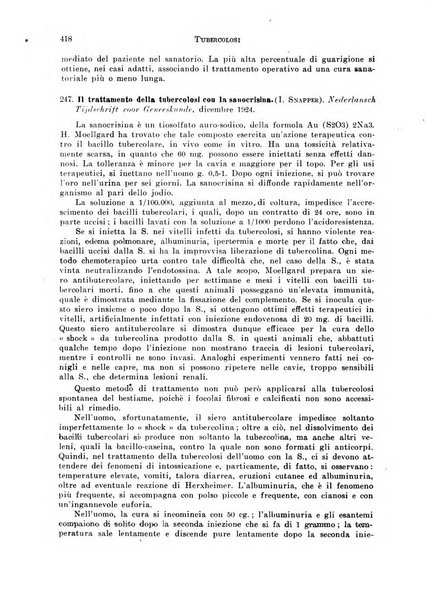 Tubercolosi giornale di studi e di lotta antitubercolare