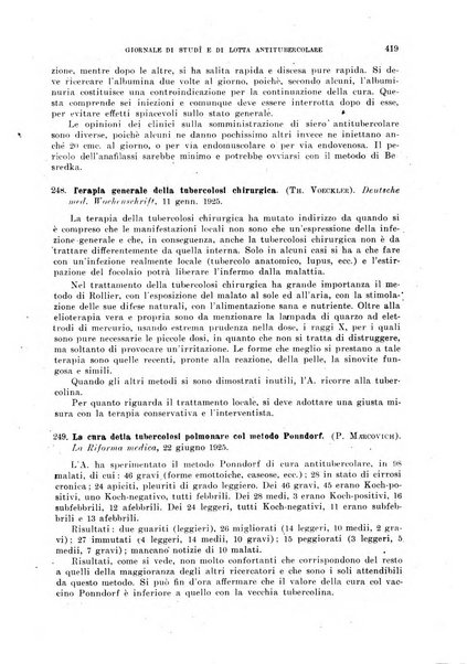 Tubercolosi giornale di studi e di lotta antitubercolare