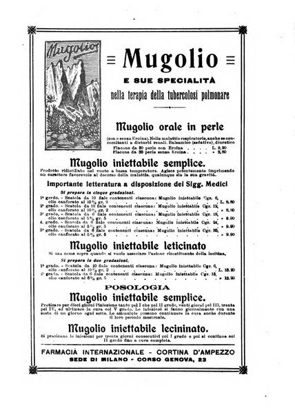 Tubercolosi giornale di studi e di lotta antitubercolare