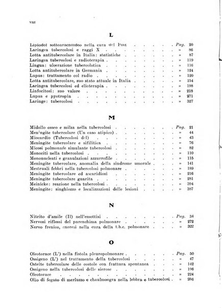 Tubercolosi giornale di studi e di lotta antitubercolare