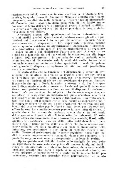 Tubercolosi giornale di studi e di lotta antitubercolare