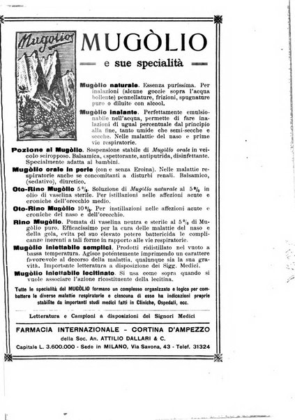 Tubercolosi giornale di studi e di lotta antitubercolare