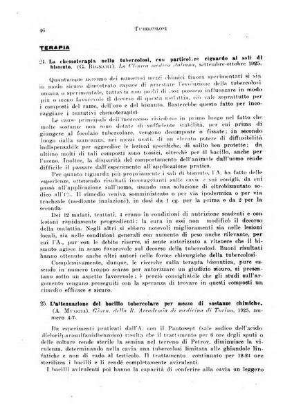 Tubercolosi giornale di studi e di lotta antitubercolare