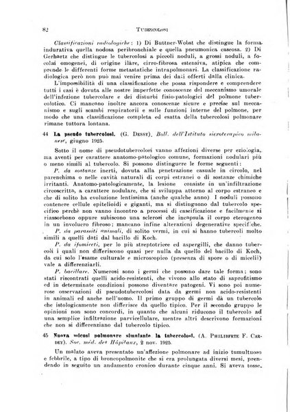 Tubercolosi giornale di studi e di lotta antitubercolare