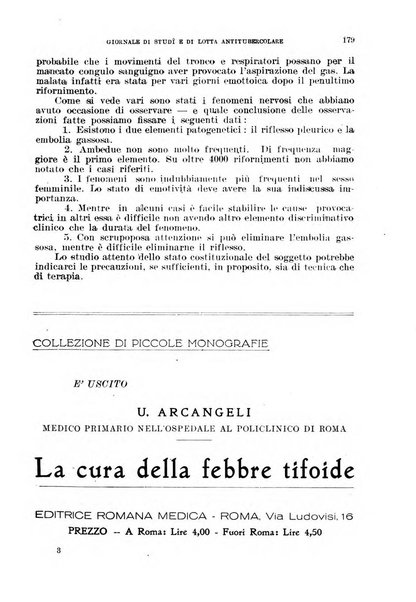 Tubercolosi giornale di studi e di lotta antitubercolare