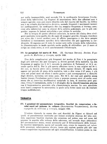 Tubercolosi giornale di studi e di lotta antitubercolare