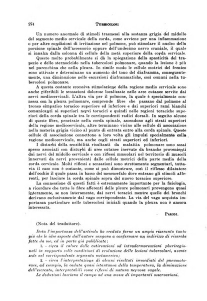 Tubercolosi giornale di studi e di lotta antitubercolare