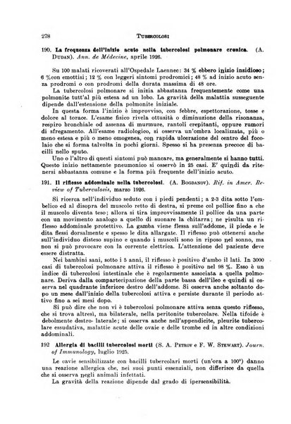 Tubercolosi giornale di studi e di lotta antitubercolare