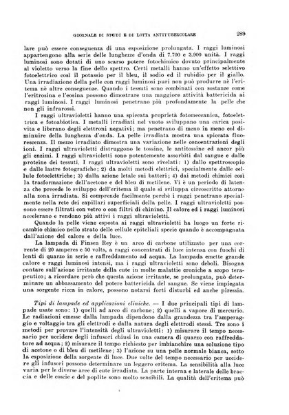 Tubercolosi giornale di studi e di lotta antitubercolare