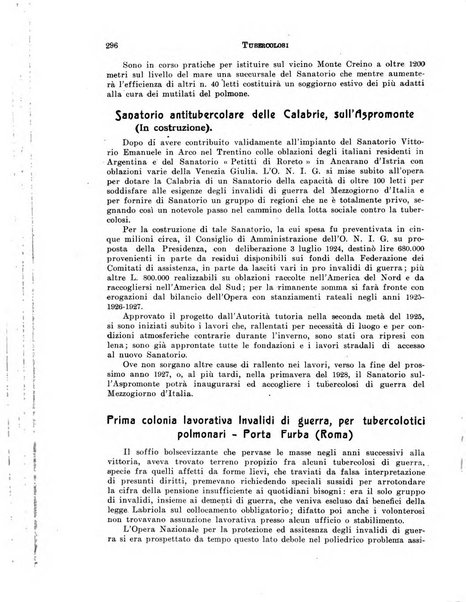 Tubercolosi giornale di studi e di lotta antitubercolare