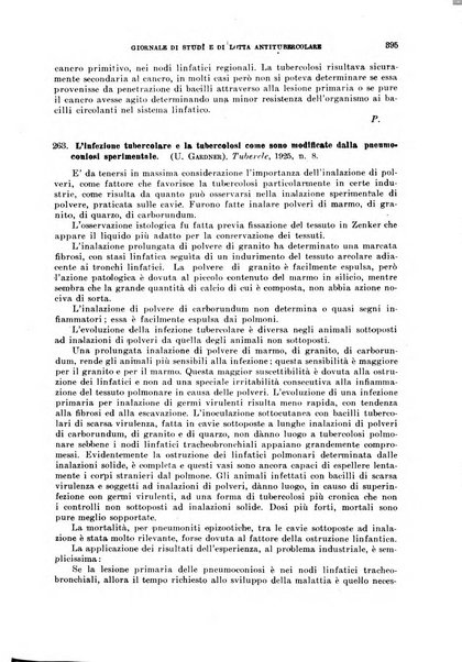 Tubercolosi giornale di studi e di lotta antitubercolare