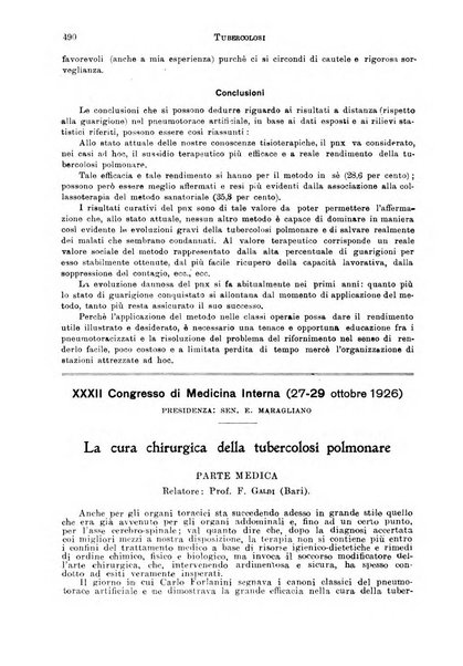 Tubercolosi giornale di studi e di lotta antitubercolare