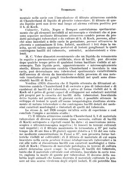 Tubercolosi giornale di studi e di lotta antitubercolare