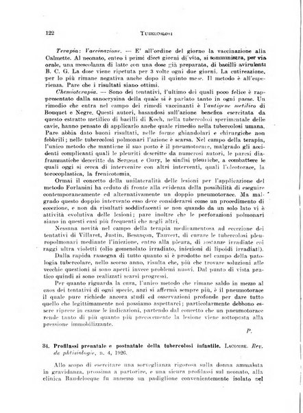 Tubercolosi giornale di studi e di lotta antitubercolare