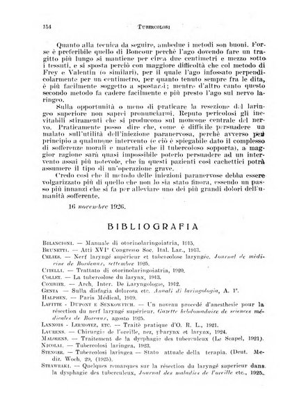 Tubercolosi giornale di studi e di lotta antitubercolare