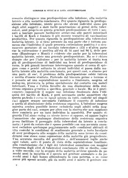 Tubercolosi giornale di studi e di lotta antitubercolare